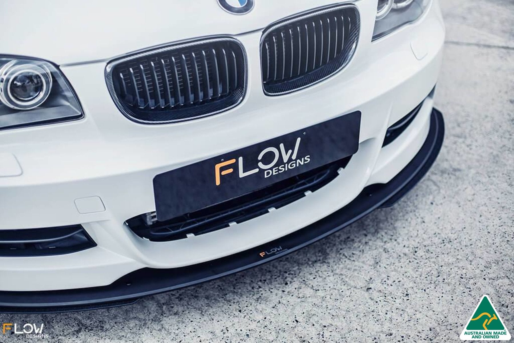 E82 M Sport Front Lip Splitter Extensions (Pair) - MODE Auto Concepts