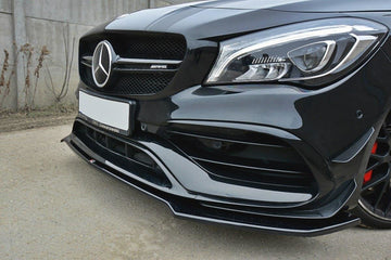 Maxton Design Front Splitter V.2 Mercedes CLA45 AMG C117 (Facelift) Front Lip - MODE Auto Concepts