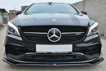 Maxton Design Front Splitter V.2 Mercedes CLA45 AMG C117 (Facelift) Front Lip - MODE Auto Concepts