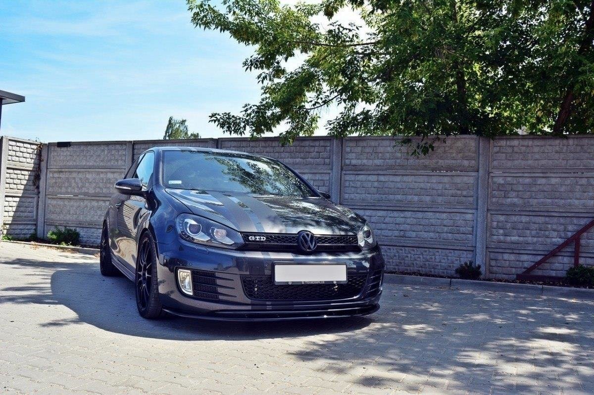 Maxton Design Front Splitter Ver.2 VW Golf Mk6 GTI Front Lip - MODE Auto Concepts
