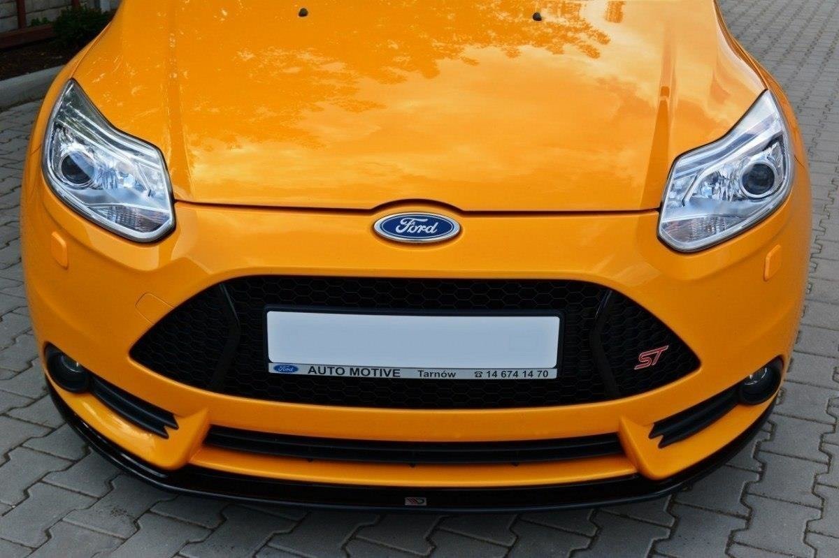 Maxton Design Front Ford Focus Mk 3 ST Prefacelift Front Splitter Lip - MODE Auto Concepts