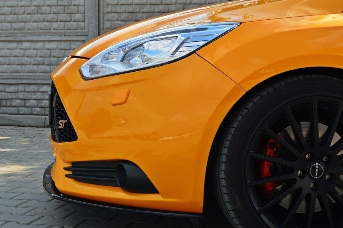 Maxton Design Front Ford Focus Mk 3 ST Prefacelift Front Splitter Lip + Side Skirts - MODE Auto Concepts