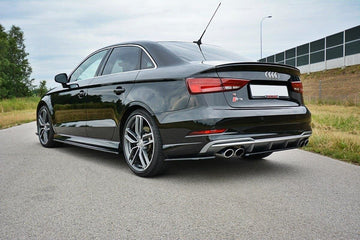 Maxton Design Rear Side Splitters (Rear Pods) Audi S3 8V Sedan Facelift - MODE Auto Concepts