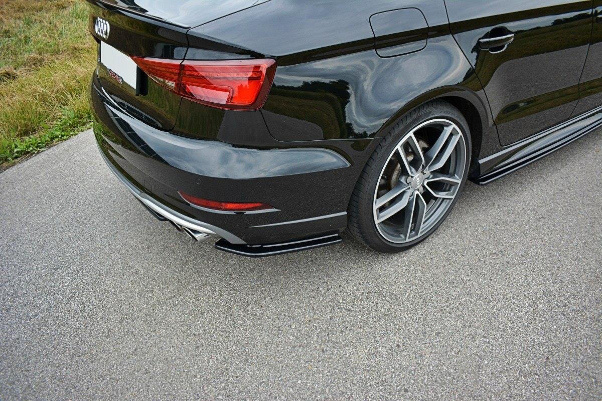 Maxton Design Rear Side Splitters (Rear Pods) Audi S3 8V Sedan Facelift - MODE Auto Concepts