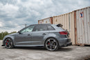 Maxton Design Racing Durability Rear Side Splitters + Rear Flaps Audi RS3 8VA Sportback - MODE Auto Concepts