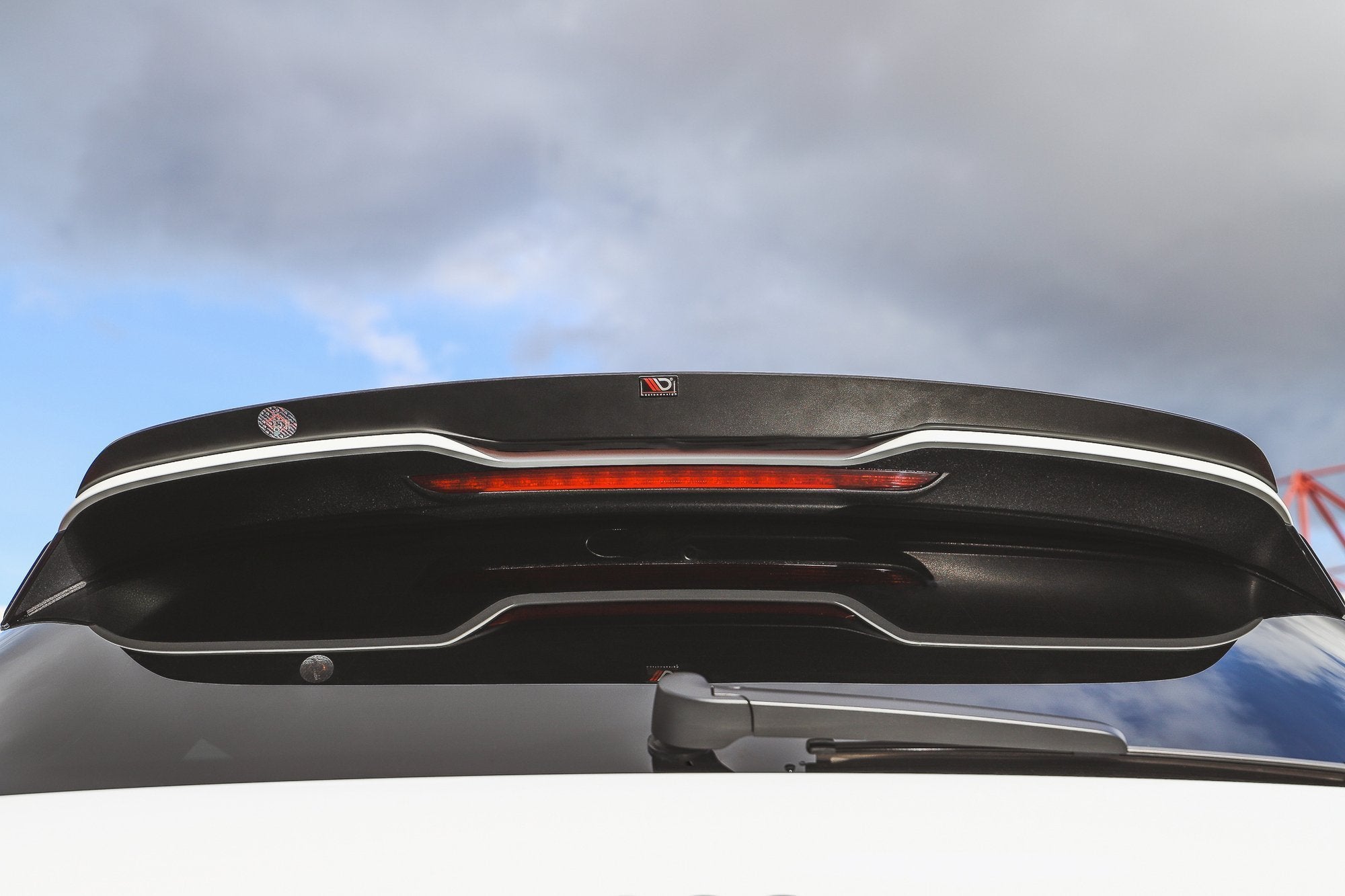 Maxton Design Rear Spoiler Cap V2 suit Audi RS3 8V / 8V Sportback - MODE Auto Concepts