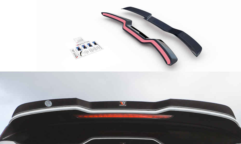 Maxton Design Audi RS3 8V / 8V Sportback Rear Spoiler Cap v3 - MODE Auto Concepts