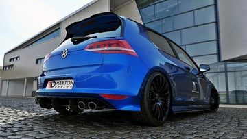 Maxton Design VW Golf Mk7 R (Prefacelift) Hatchback Rear Diffuser & Rear Side Splitters - MODE Auto Concepts