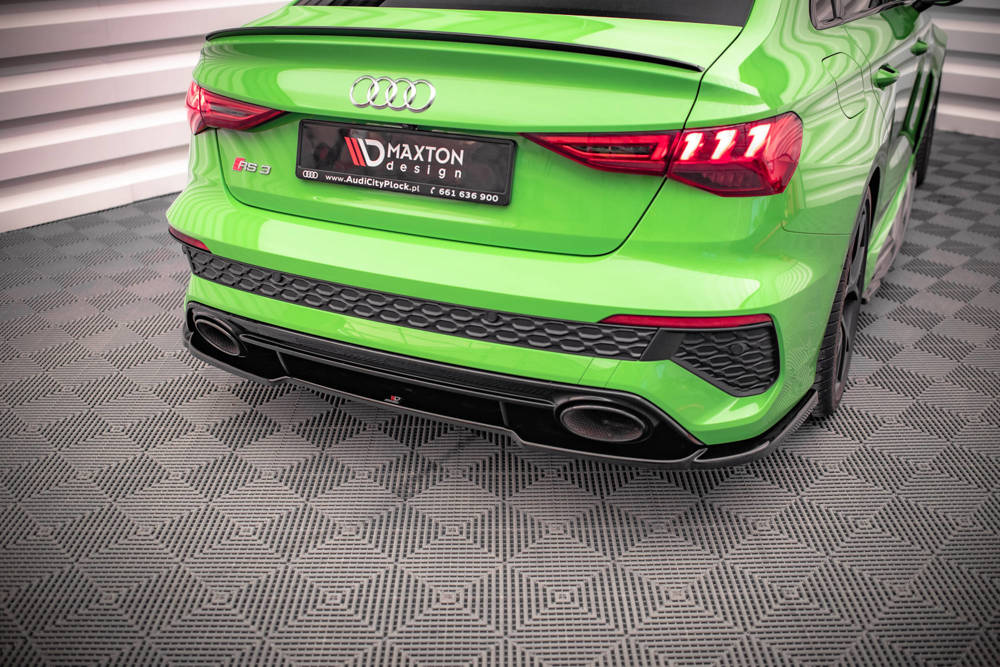 Maxton Design Central Rear Splitter Audi RS3 8Y Sedan - MODE Auto Concepts