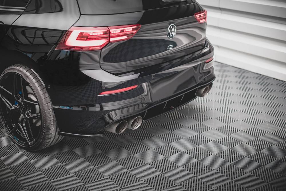Maxton Design Central Rear Splitter suit VW Golf Mk8 R - MODE Auto Concepts