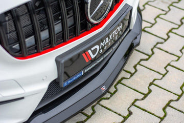 Maxton Design Front Splitter V.1 Mercedes A45 W176 AMG Prefacelift Front Lip - MODE Auto Concepts