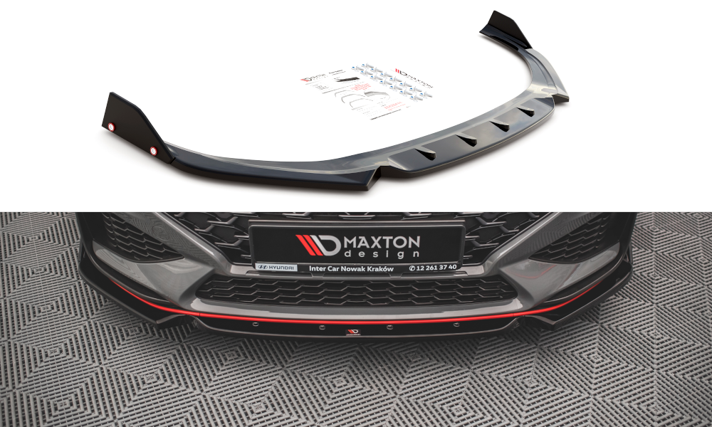Maxton Design Hyundai i30 N Mk3.5 FACELIFT Front Splitter V.1 + Flaps - MODE Auto Concepts