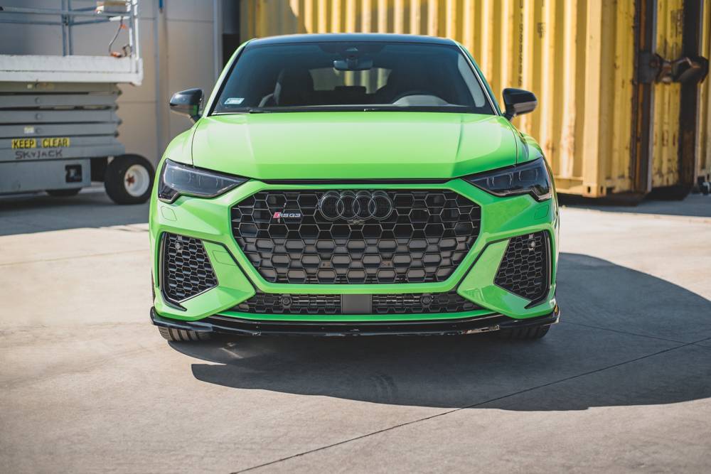 Maxton Design Front Splitter Lip V2 suit Audi RSQ3 F3 - MODE Auto Concepts