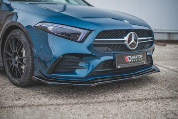Maxton Design Front Splitter V.2 Mercedes A35 W177 AMG Front Lip - MODE Auto Concepts