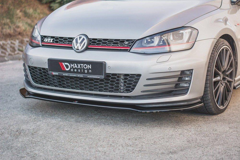 Maxton Design Front Splitter V.2 VW Golf Mk7 GTI (Prefacelift) Front Lip - MODE Auto Concepts