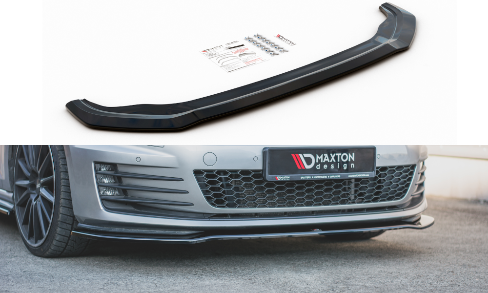 Maxton Design Front Splitter V.2 VW Golf Mk7 GTI (Prefacelift) Front Lip - MODE Auto Concepts