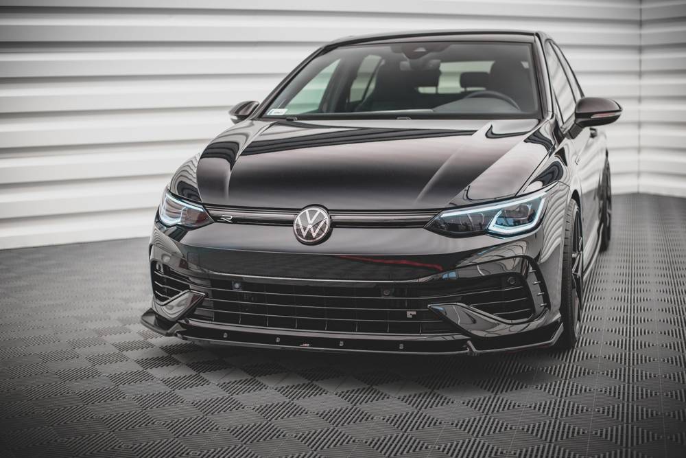 Maxton Design Front Splitter Lip V.2  for VW Golf Mk8 R - MODE Auto Concepts