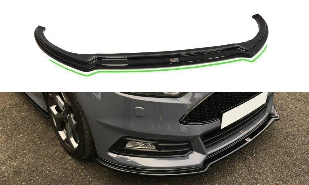 Maxton Design Front Ford Focus Mk 3 ST Front Splitter Lip (Facelift) - MODE Auto Concepts