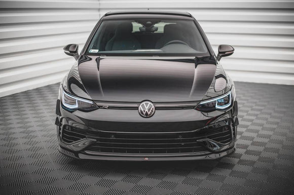 Maxton Design Front Splitter Lip V.5  for VW Golf Mk8 R - MODE Auto Concepts