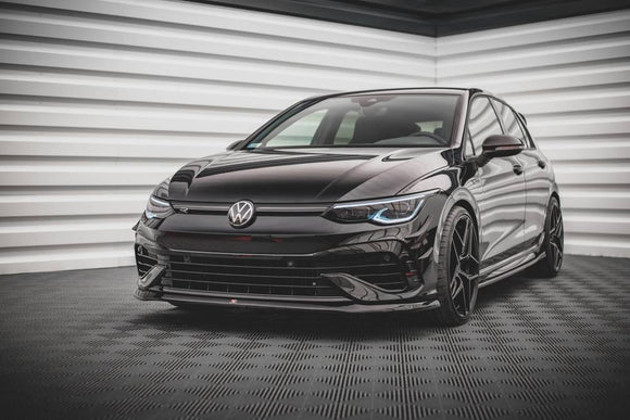 Maxton Design Front Splitter Lip V.5  for VW Golf Mk8 R - MODE Auto Concepts