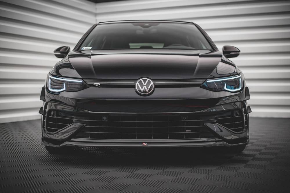 Maxton Design Front Splitter Lip V.6  for VW Golf Mk8 R - MODE Auto Concepts