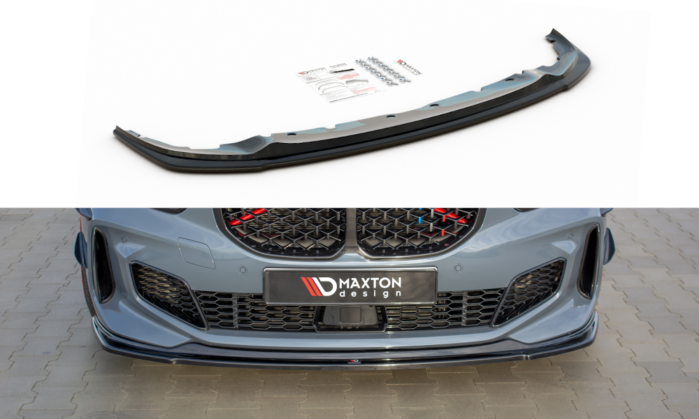 Maxton Design Front Splitter Lip suit BMW M135i & 1 Series M Sport F40 - MODE Auto Concepts
