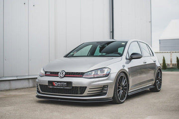 Maxton Design Racing Durability Front Splitter VW Golf MK7 GTI Front Lip - MODE Auto Concepts