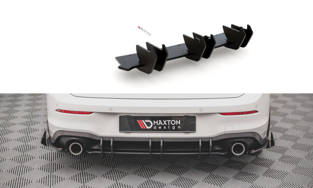 Maxton Design Racing Durability Rear Diffuser V.2 suit VW Golf Mk8 GTI - MODE Auto Concepts