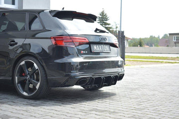 Maxton Design Audi RS3 8V Facelift Hatch Back Rear Diffuser V2 - MODE Auto Concepts