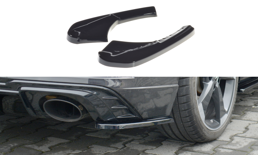 Maxton Design Audi RS3 8V Facelift Hatch Back Rear Side Splitters - MODE Auto Concepts