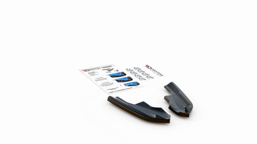 Maxton Design Rear Side Splitters V.4  for VW Golf Mk8 R - MODE Auto Concepts