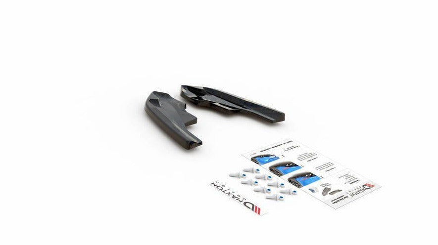 Maxton Design Rear Side Splitters V.4  for VW Golf Mk8 R - MODE Auto Concepts
