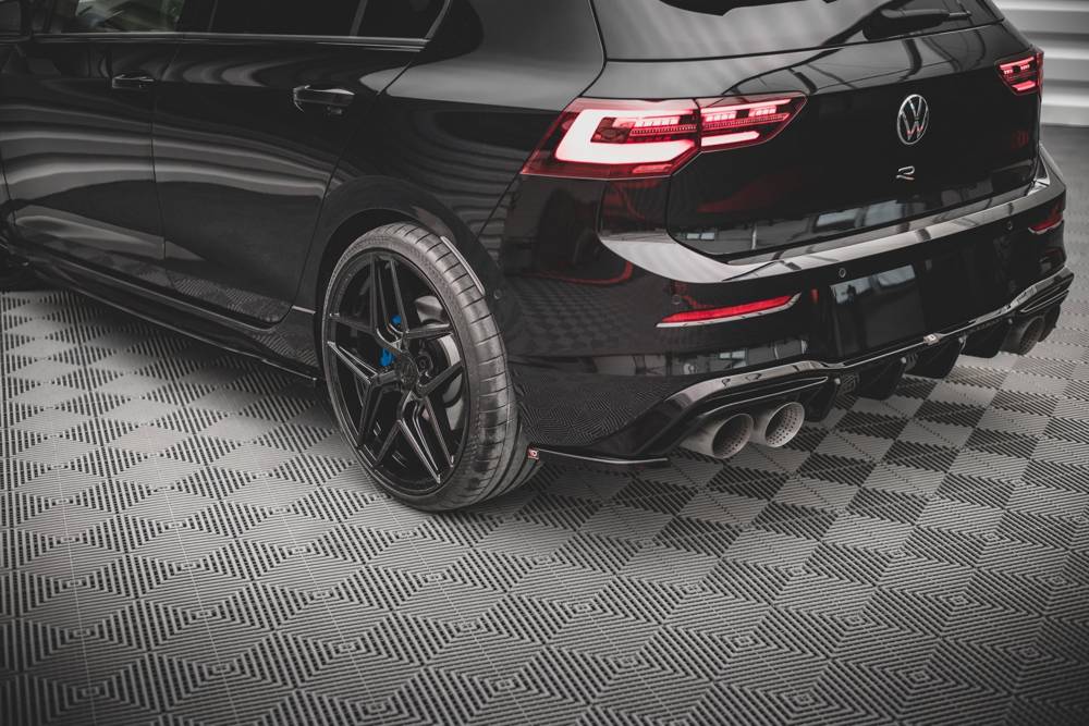 Maxton Design Rear Side Splitters V.4  for VW Golf Mk8 R - MODE Auto Concepts