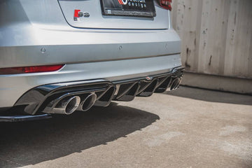 Maxton Design Audi S3 Sedan Facelift Rear Diffuser Valance - MODE Auto Concepts