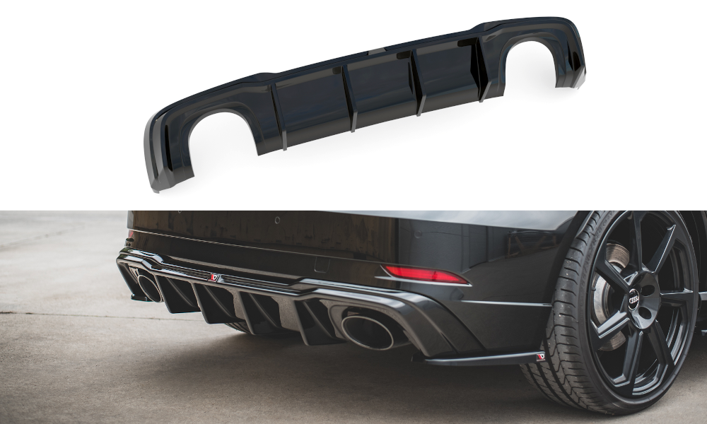 Maxton Design Audi RS3 8V Facelift Hatch Back Rear Valance v2 - MODE Auto Concepts