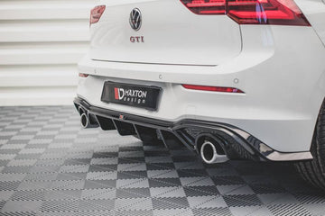 Maxton Design Rear Diffuser Valance V.2 suit VW Golf Mk8 GTI - MODE Auto Concepts