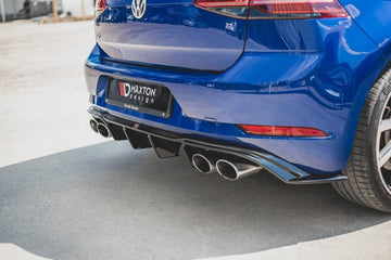 Maxton Design Rear Diffuser Valance V3 VW Golf Mk7.5 R (Facelift) - MODE Auto Concepts
