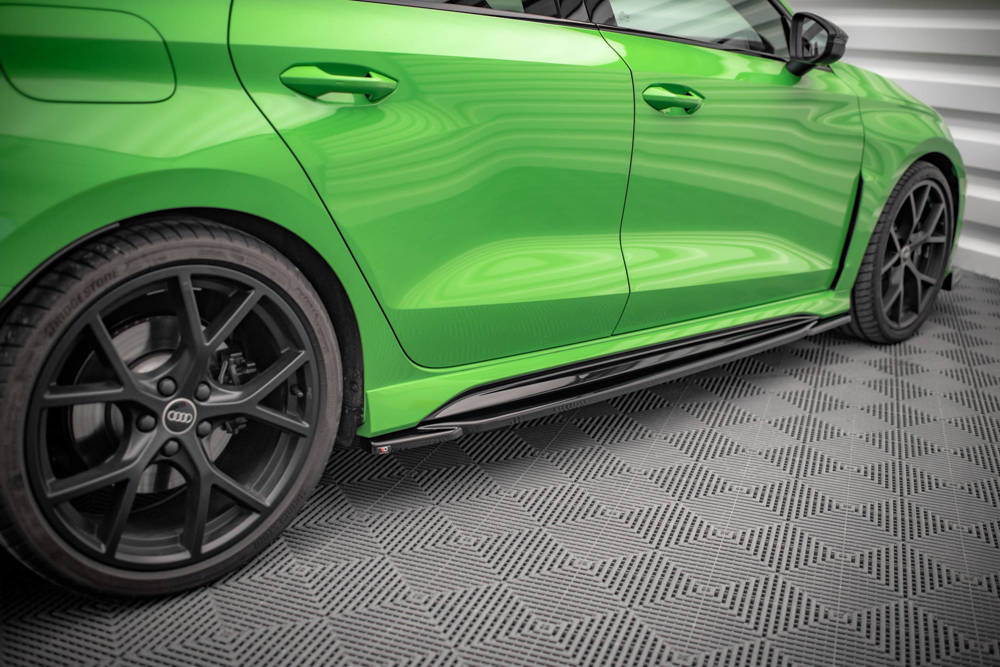 Maxton Design Racing Durability Side Skirts RS3 8Y Street Pro Sedan - MODE Auto Concepts