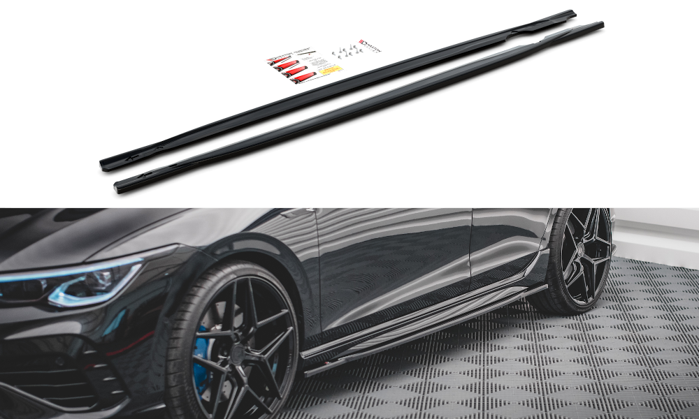 Maxton Design Side Splitters V.2  for VW Golf Mk8 R - MODE Auto Concepts