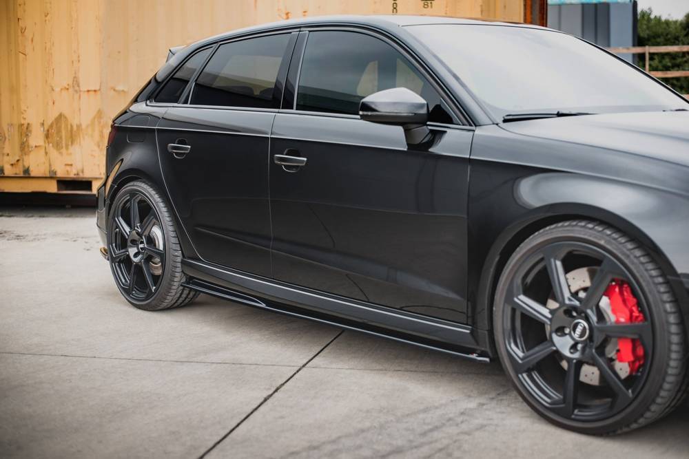 Maxton Design Audi RS3 8V Facelift Hatch Back Side Skirt V2 - MODE Auto Concepts