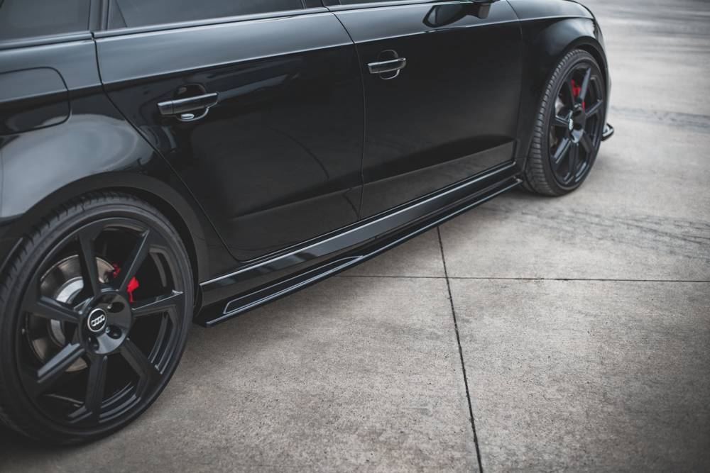 Maxton Design Audi RS3 8V Facelift Hatch Back Side Skirt V2 - MODE Auto Concepts