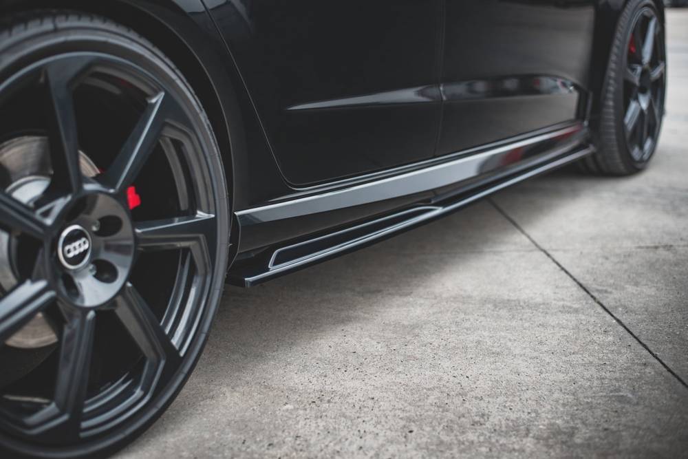 Maxton Design Audi RS3 8V Facelift Hatch Back Side Skirt V2 - MODE Auto Concepts