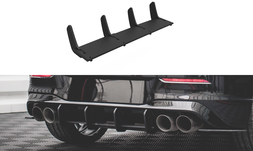 Maxton Design Racing Durability Rear Diffuser  for VW Golf MK8 R - MODE Auto Concepts