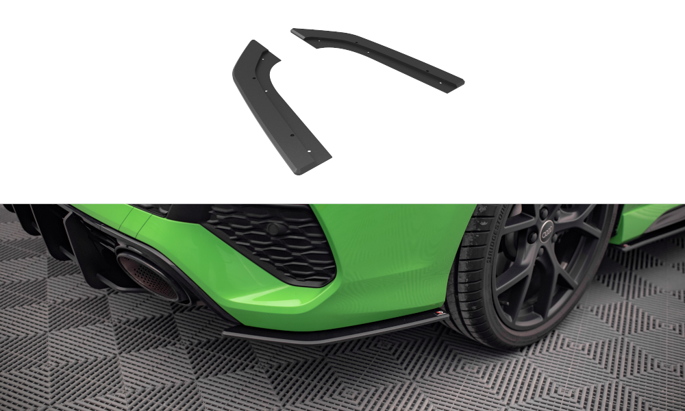 Maxton Design Racing Durability Rear Side Splitters RS3 8Y Street Pro Sedan - MODE Auto Concepts