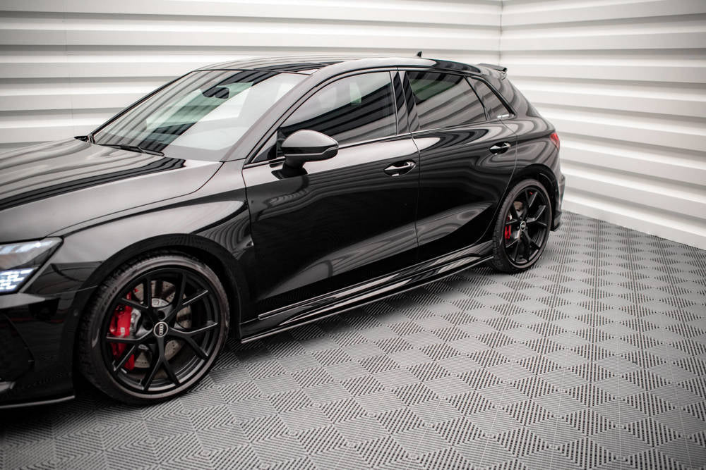 Maxton Design Racing Durability Side Skirts RS3 8Y Street Pro Sportback - MODE Auto Concepts