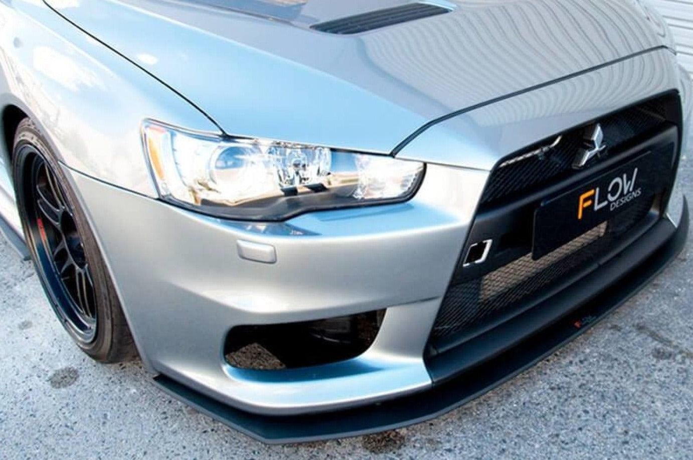 Lancer Evolution X Full Lip Splitter Set - Option 1 - MODE Auto Concepts