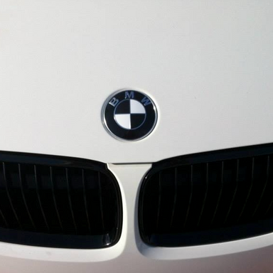Exon BMW Style Stealth Black Hood Badge Emblem suit BMW E-Series 1M E82 M3 E90 E92 M5 E60 M6 E63 & 1 3 5 6 7 Series E88 E91 E61 E64 E65 - MODE Auto Concepts