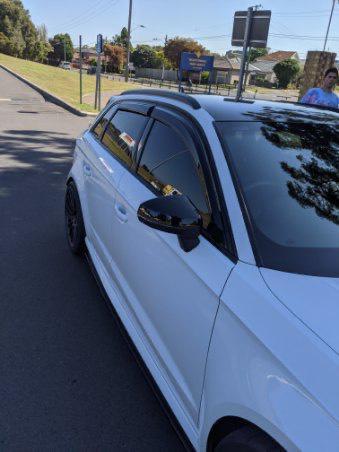 ABW Window Visors | Weather Shields suit 2013 - 2019 Audi A3/S3/RS3 Hatch - MODE Auto Concepts