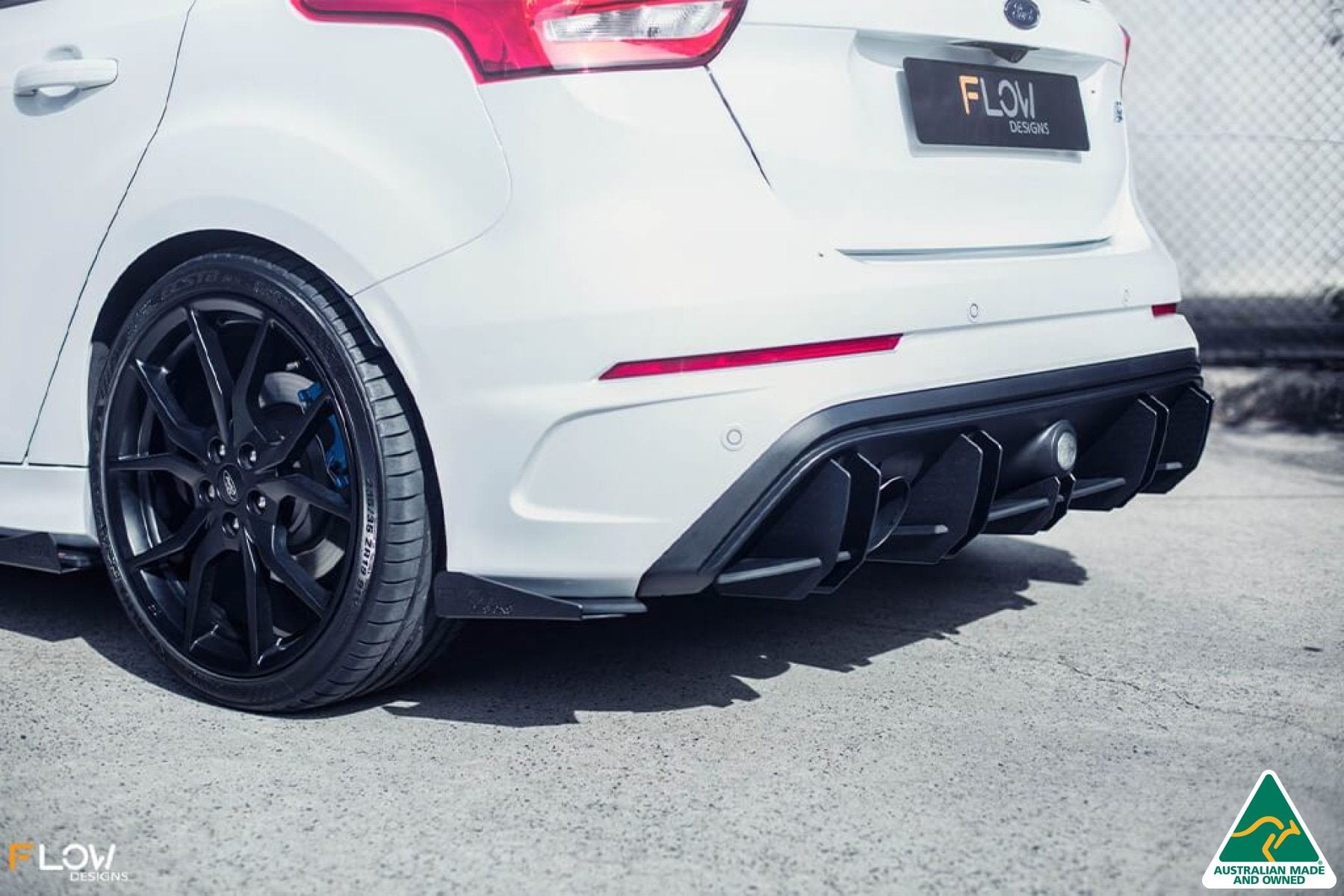 MK3 Focus RS Flow-Lock Rear Diffuser (EUDM/AUDM) - MODE Auto Concepts