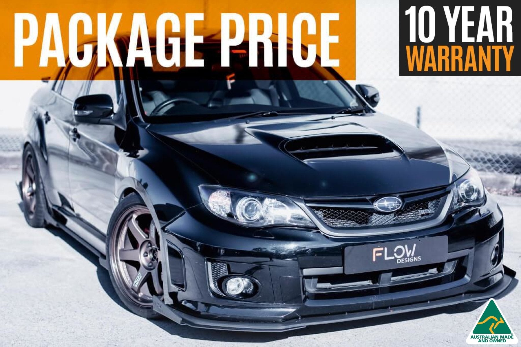 Impreza WRX / STI G3 Sedan (FL) Full Lip Splitter Set - MODE Auto Concepts